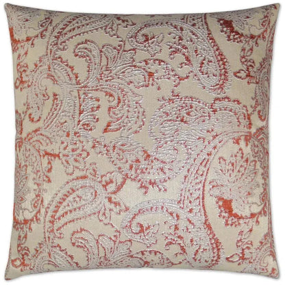 Tango Red Throw Pillow With Insert