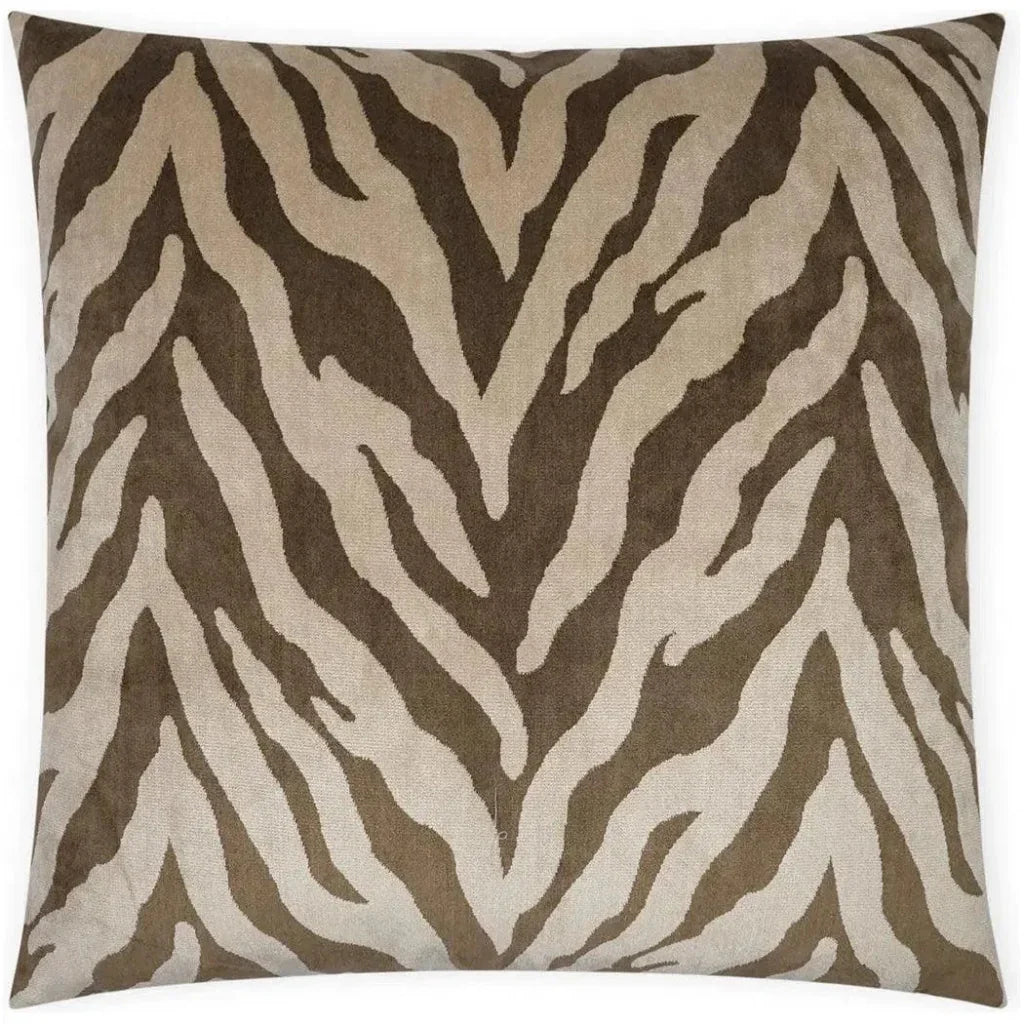Tanja Bark Animal Brown Large Throw Pillow Insert