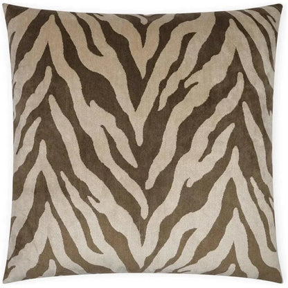 Tanja Bark Animal Brown Large Throw Pillow Insert
