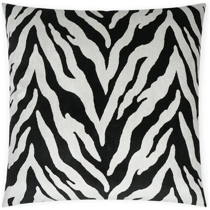 Tanja Ebony Animal Black Large Throw Pillow Insert