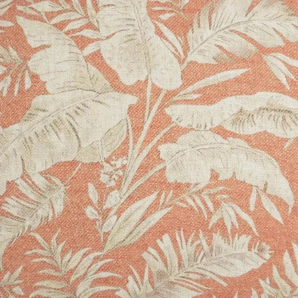 Taranto Coral Floral Salmon Large Throw Pillow Insert