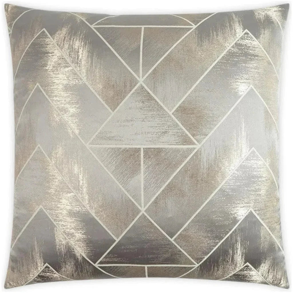 Taupe Glam Taupe Large Throw Pillow Insert