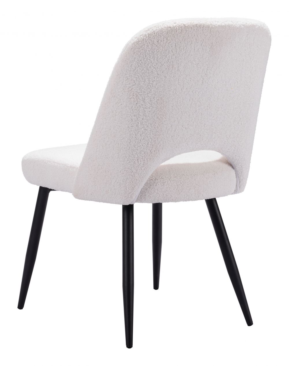 Teddy Shearling Fabric Dining Chair 2PC