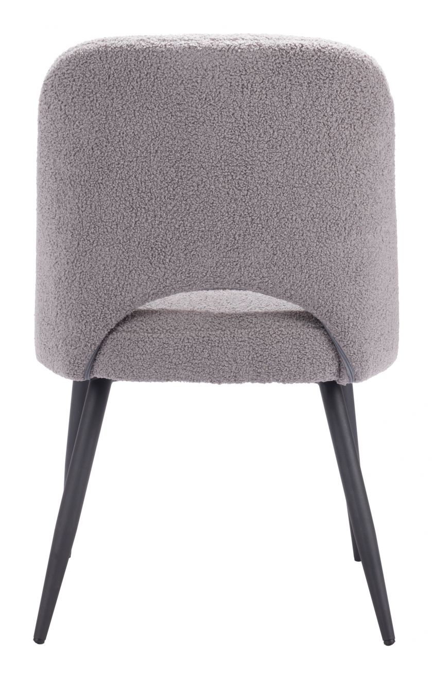 Teddy Shearling Fabric Dining Chair 2PC