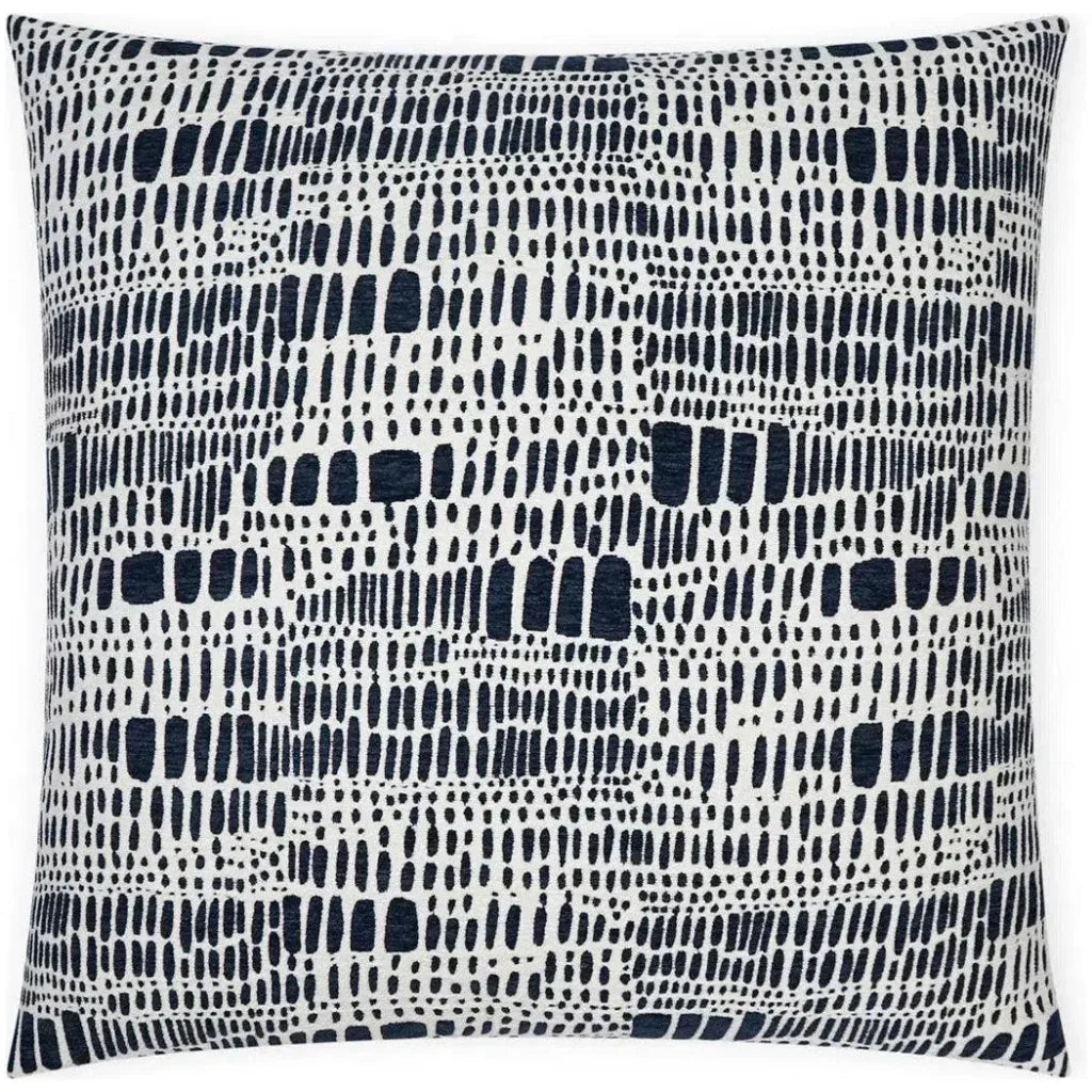 Tesota Navy Large Throw Pillow With Insert