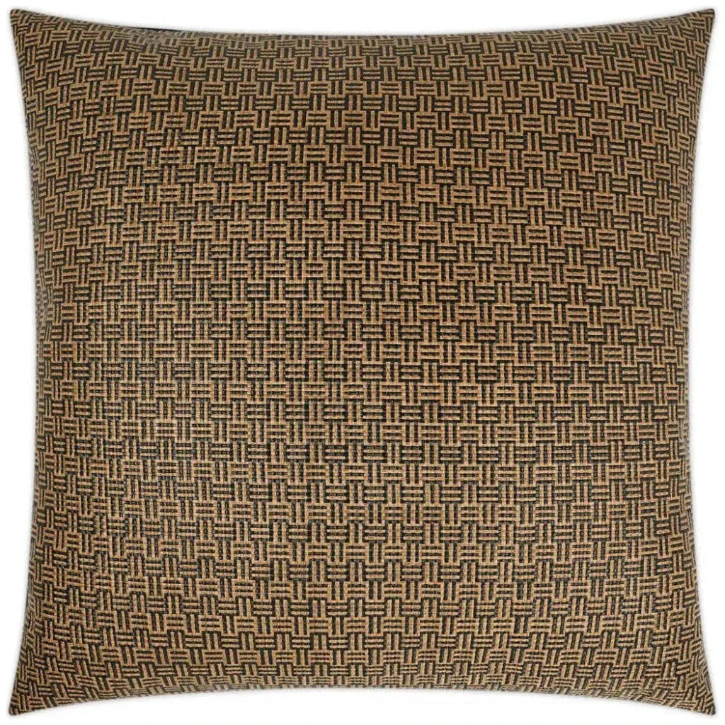 Thatchwork Safari Brown Large Throw Pillow Insert