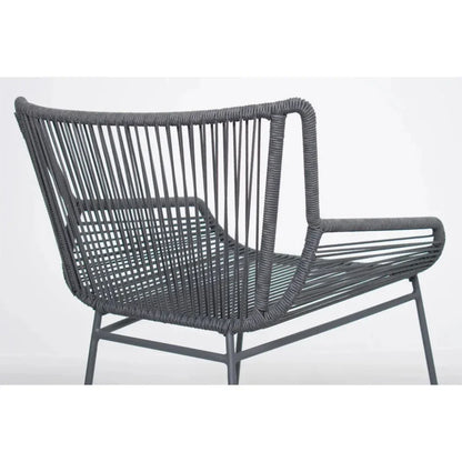 The Dane Dark Gray Patio Counter Stool 2PC