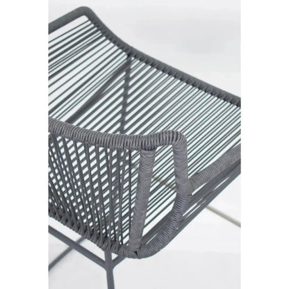 The Dane Dark Gray Patio Counter Stool 2PC