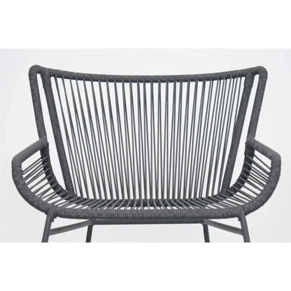 The Dane Dark Gray Patio Counter Stool 2PC