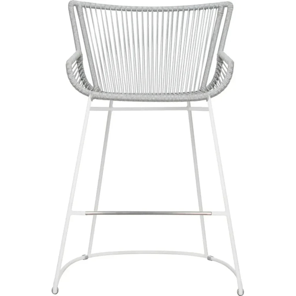 The Dane Grey Patio Counter Stool 2PC