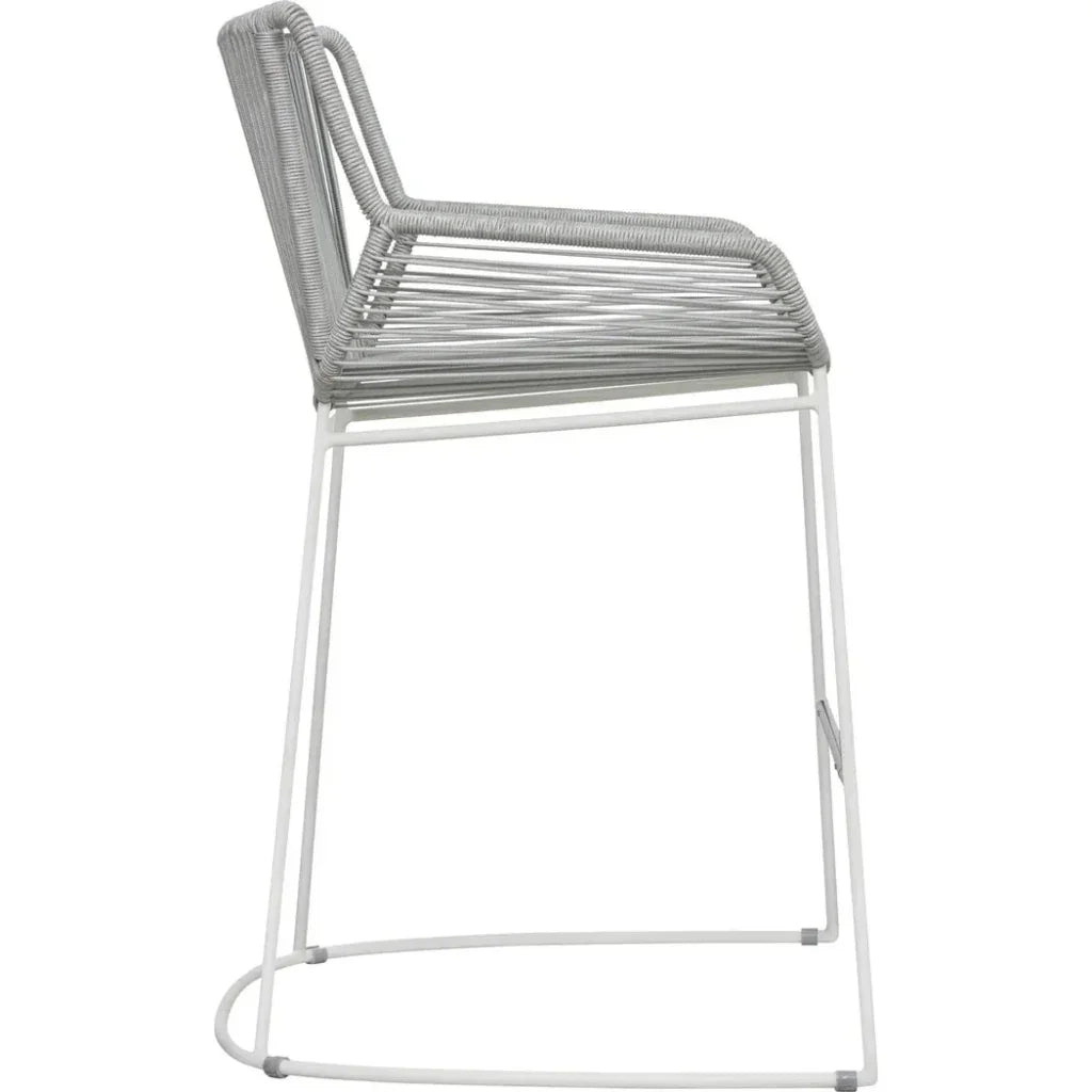 The Dane Grey Patio Counter Stool 2PC