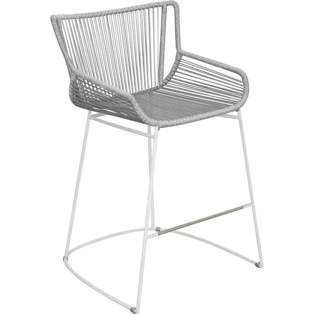 The Dane Grey Patio Counter Stool 2PC