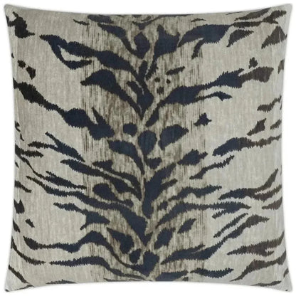 Tiago White Grey Throw Pillow With Insert