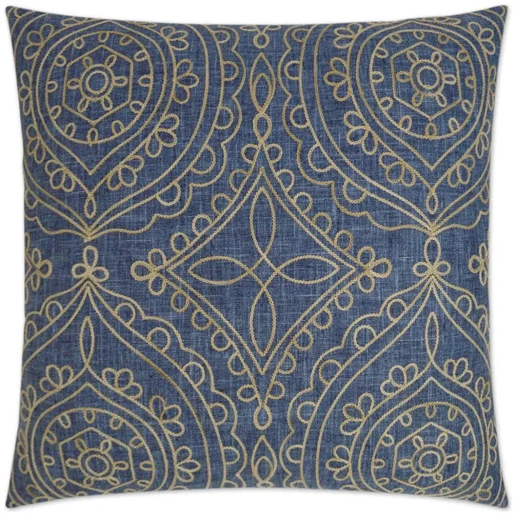 Timelessness Denim Blue Throw Pillow Insert