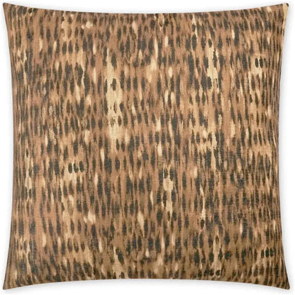 Tonga Ginger Brown Throw Pillow With Insert