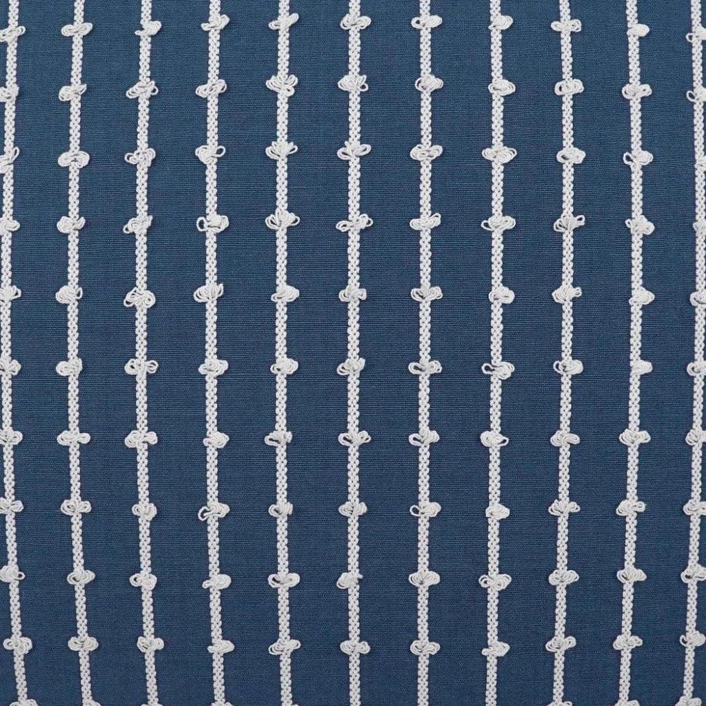 Topsy Marine Blue Throw Pillow With Insert