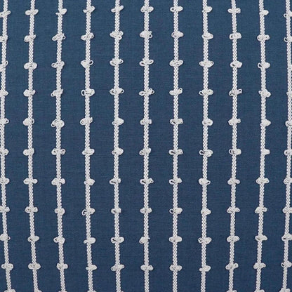 Topsy Marine Blue Throw Pillow With Insert