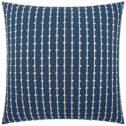 Topsy Marine Blue Throw Pillow With Insert
