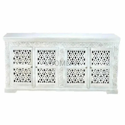 Toralyn Four Doors White Sideboard