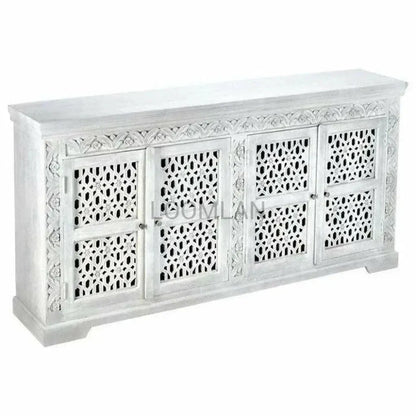 Toralyn Four Doors White Sideboard