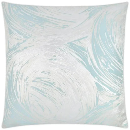 Tornado Turquoise Grey Throw Pillow Insert