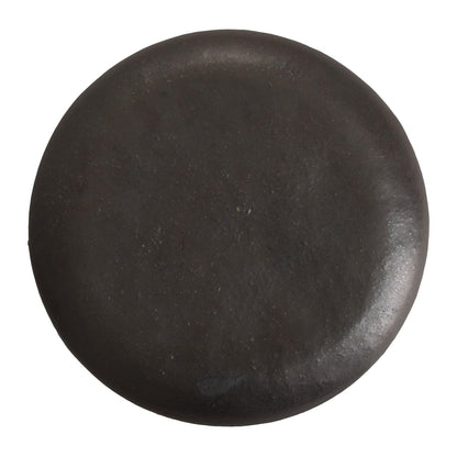 Torus Matte Black Ceramic Garden Stool