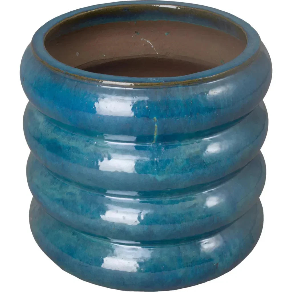 Torus Round Ceramic Planter