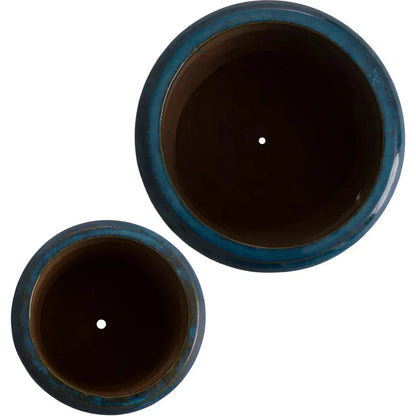 Torus Round Ceramic Planter