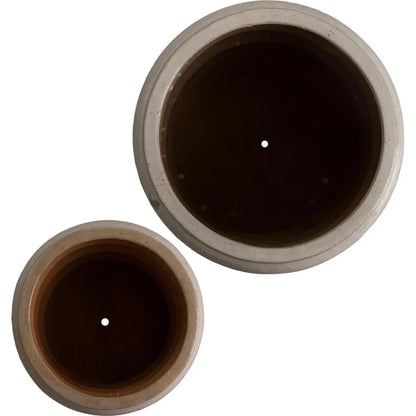 Torus Round Ceramic Planter