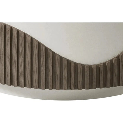 Tranquility Round White Outdoor Coffee Table