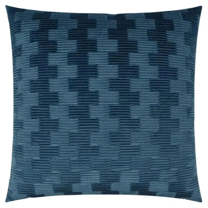 Treble Blue Solid Blue Large Throw Pillow Insert