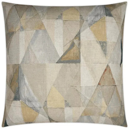 Trent Fawn Abstract Mist Tan Large Throw Pillow Insert