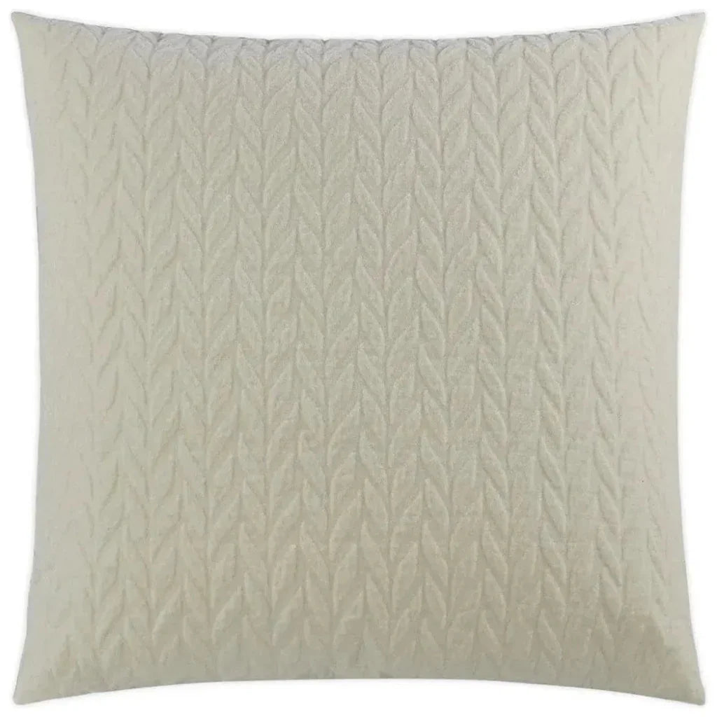 Trestle Ivory Throw Pillow With Insert