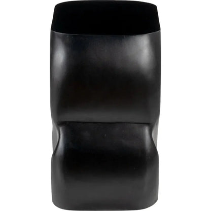 Trung Wood Black Rectangular Side Table