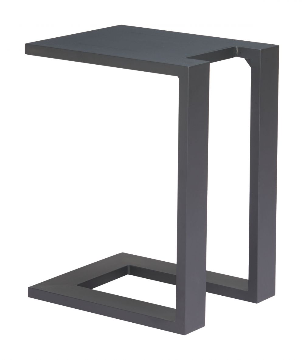 Tudi Aluminum Black Side Table