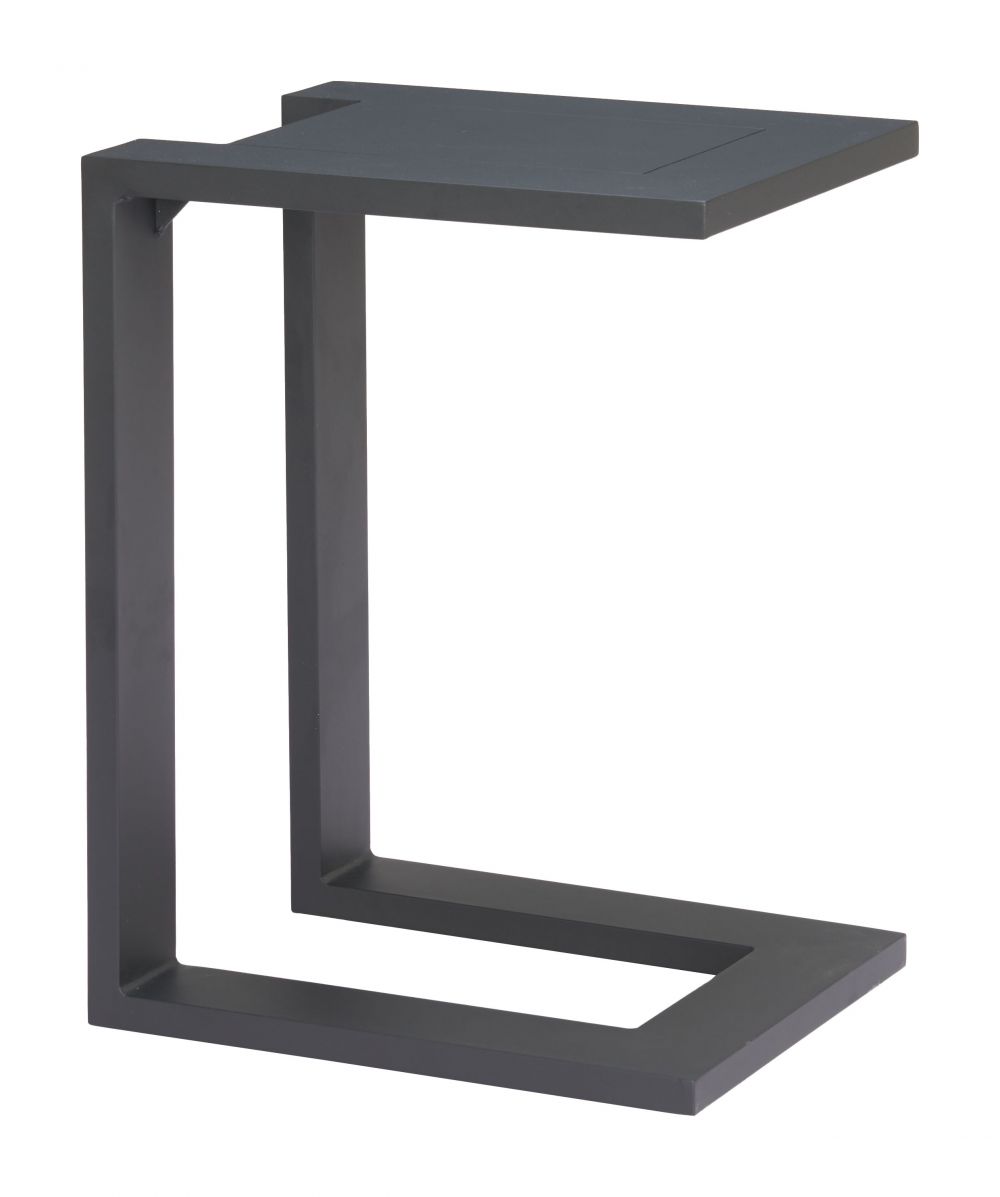 Tudi Aluminum Black Side Table