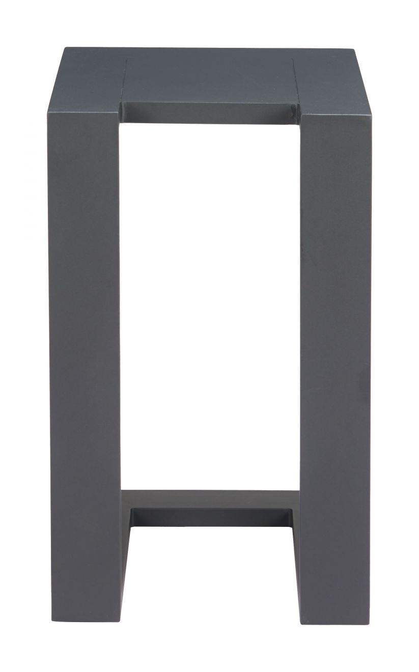 Tudi Aluminum Black Side Table