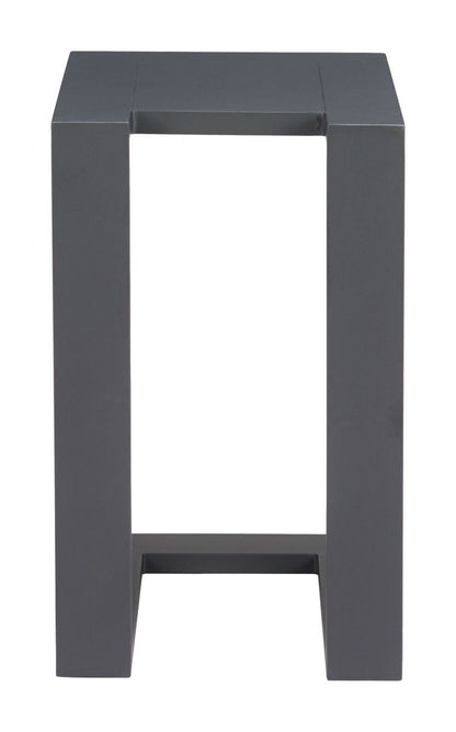 Tudi Aluminum Black Side Table