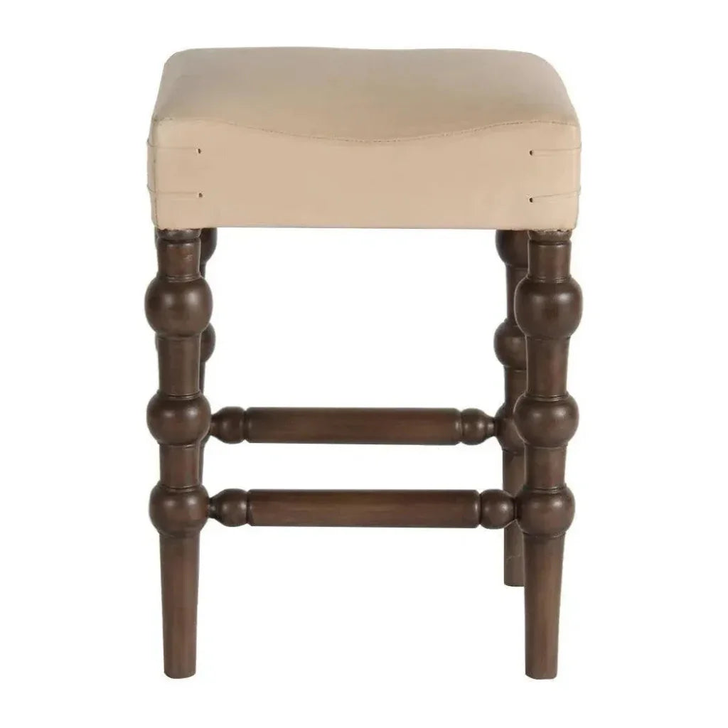 Tunisia Barstool Smoke Leather