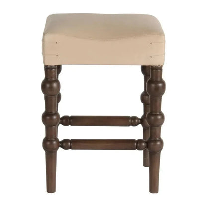 Tunisia Barstool Smoke Leather