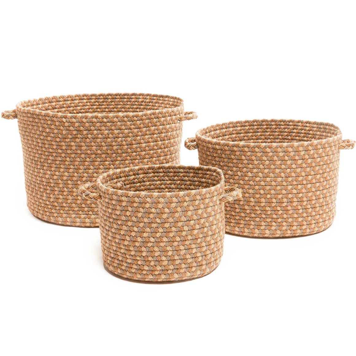 Twin River Braided Handmade Basket 3PC