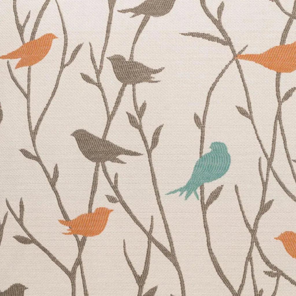 Twitter Orange Throw Pillow With Insert