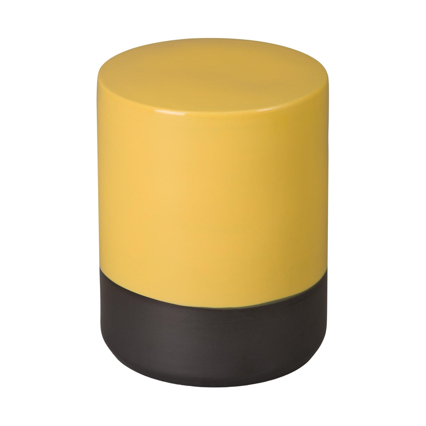 Two-Tone 14"Dia Ceramic Garden Stool
