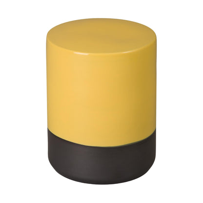 Two-Tone 14"Dia Ceramic Garden Stool