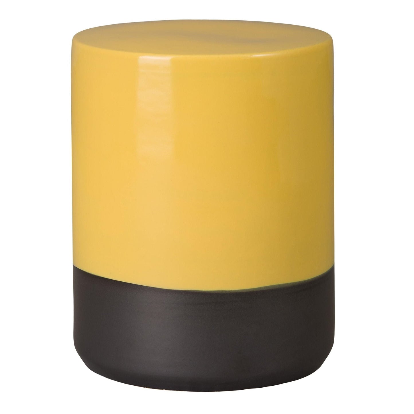 Two-Tone 14"Dia Ceramic Garden Stool