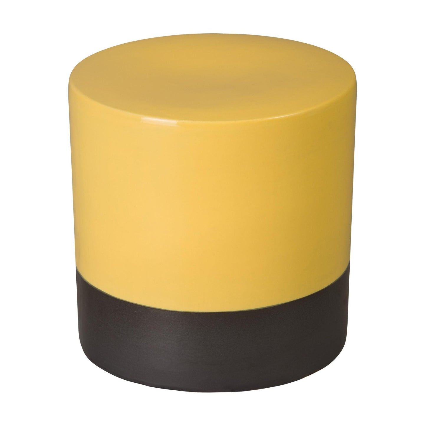 Two-Tone 18"Dia Ceramic Garden Stool