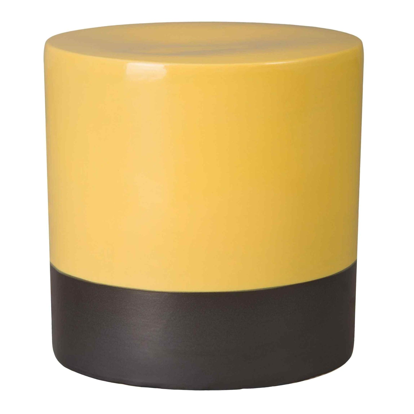 Two-Tone 18"Dia Ceramic Garden Stool