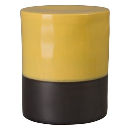 Two-Tone 22"H Ceramic Garden Stool