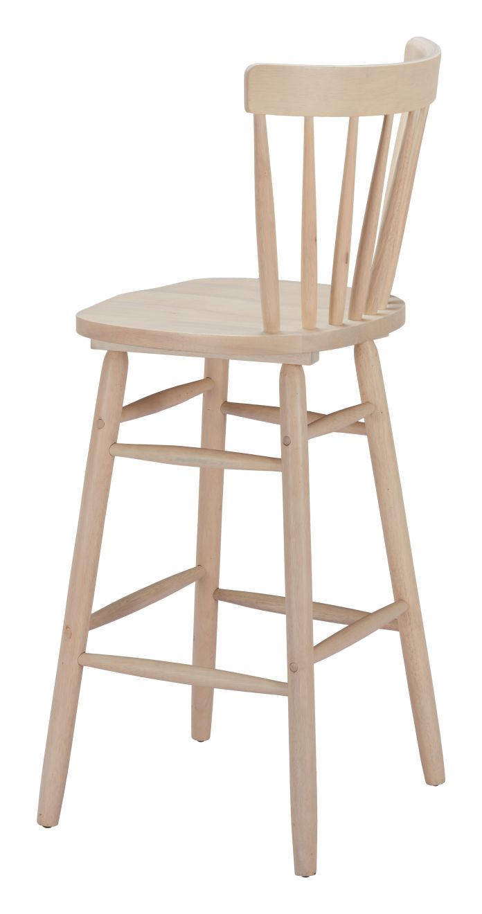 Tyce Painted Wood Barstool 2PC