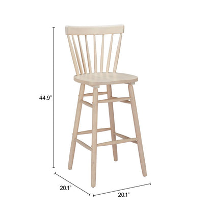 Tyce Painted Wood Barstool 2PC